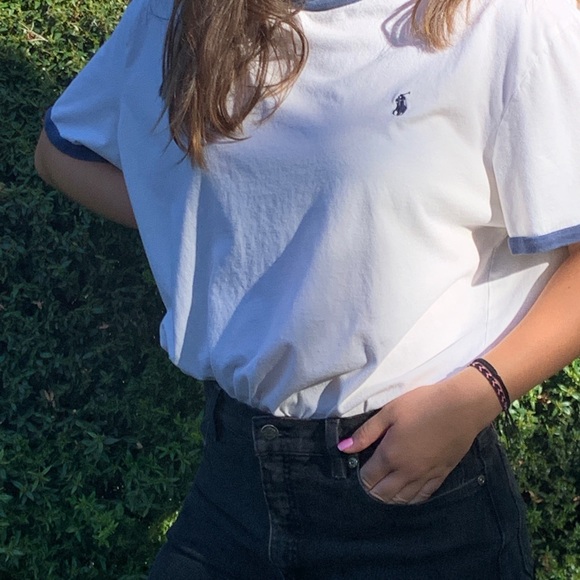 Ringed Sleeve Polo Tee - Picture 3 of 6